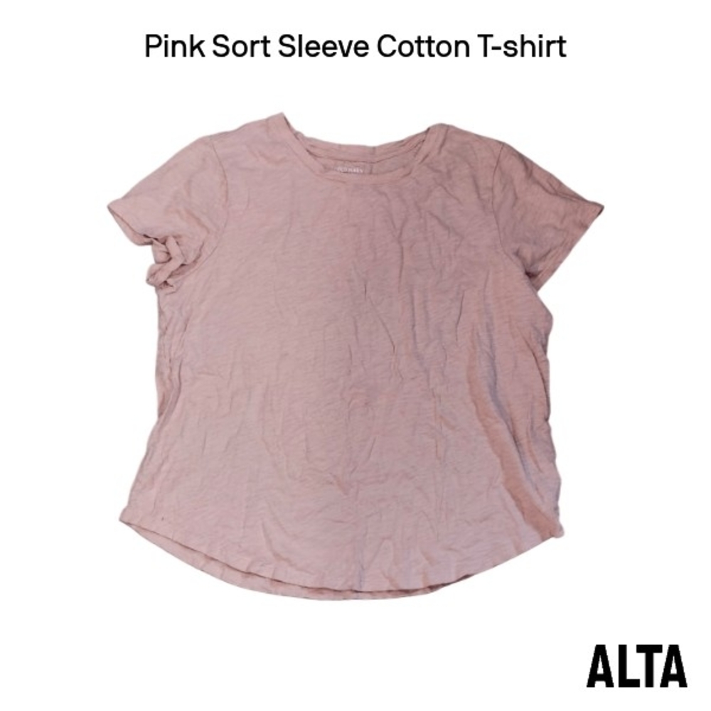 Old Navy Light Pink Short Sleeve Tee